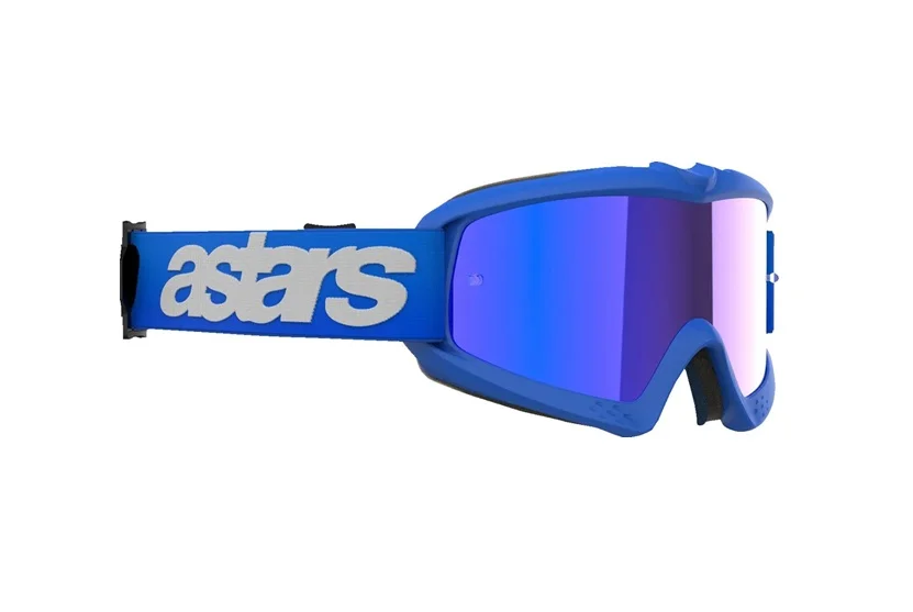 Alpinestars Youth Vision Blaze Gyerek Cross szemüveg - Kék (Kék tükrös plexivel) Szuper ajánlat