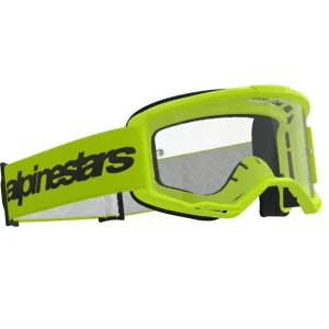 Alpinestars Vision 3 Wordmark Cross szemüveg - Sárga (Átlátszó plexivel) Nézd meg most
