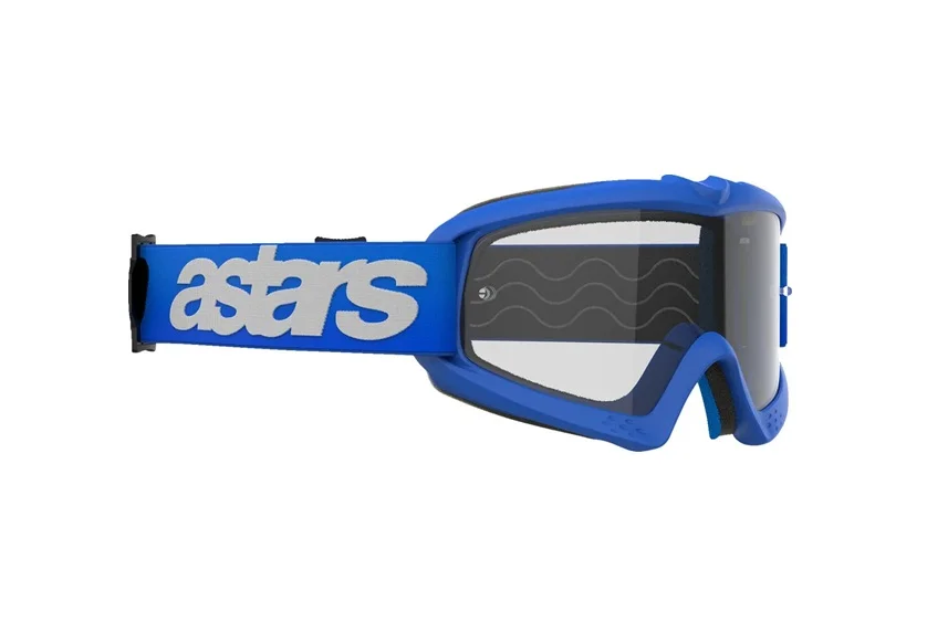 Alpinestars Youth Vision Blaze Gyerek Cross szemüveg - Kék (Átlátszó plexivel) Ne maradj le