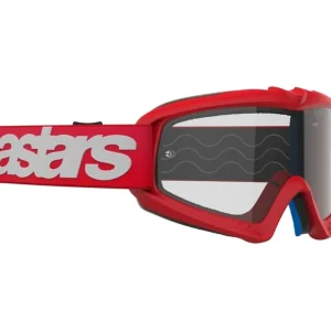 Alpinestars Youth Vision Blaze Gyerek Cross szemüveg - Piros (Átlátszó plexivel) Újdonság
