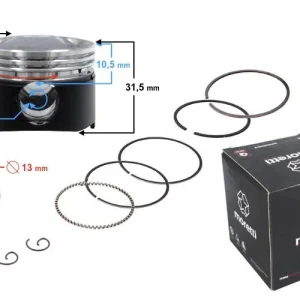 Vedd meg online Dugattyú szett 4T GY6 60ccm 44mm (kínai 4 ütemű robogó), Grafit bevonattal (Moretti)