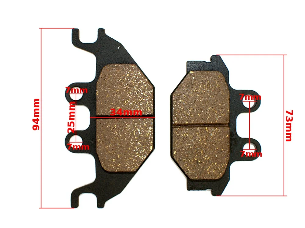 Fékbetét Kymco MXU250-700 / CAN-AM DS 250 / Kawasaki KVF 300 / Yamaha MT-125 / YZF-R 125 - MR Vásárlói kedvenc