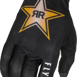 Alacsony ár Fly Racing - Lite Rockstar motoros kesztyű (Fekete - sárga - fehér)