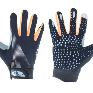 Textil motoros kesztyű Shengdong (Fekete - Narancssárga - Szürke) Csak ma
