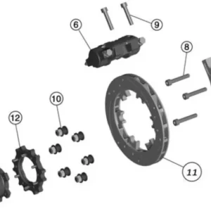 (10) RBS-V2 REAR BRAKE DISC MOUNTING SCREWS Olcsóbb