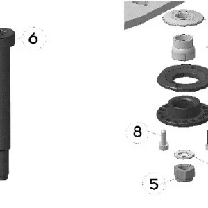 (9) FIXED WASHER BLACK GALVANIZED Népszerű