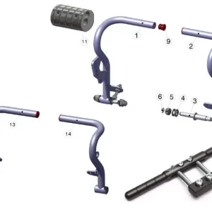 (1) BRAKE PEDAL - CHROMED Korlátozott ajánlat