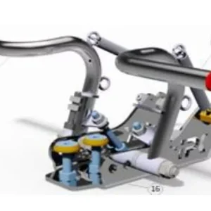 (17) BABY BRAKE PEDAL CHROMED Legnépszerűbb