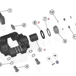 (10) RBS-V1 BRAKE PAD SAFETY PIN Vedd meg online