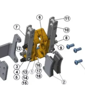 (2) BABY KART MECHANICAL BRAKE PADS Végkiárusítás
