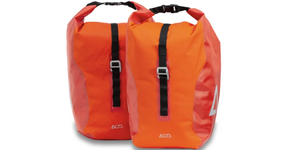 Outlet CUBE ACID PANNIER TRAVLR 20/2 FLAME KERÉKPÁR CSOMAGTARTÓ OLDALTÁSKA