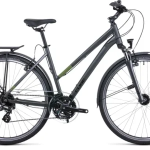 Vedd meg online CUBE TOURING IRIDIUM N GREEN TRAPÉZ 2022 NŐI TREKKING KERÉKPÁR