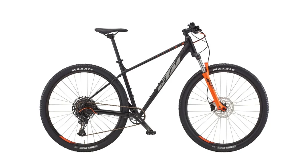 Biztonságos fizetés KTMULTRA FUN 29 BLACK MATT (GREY+ORANGE) 2022 FÉRFI MTB KERÉKPÁR