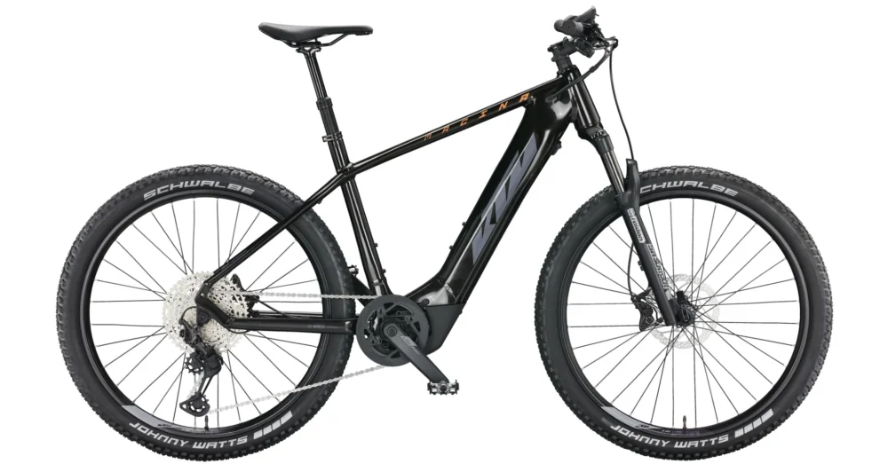 KTM MACINA TEAM 672 FLAMING BLACK (GREY+ORANGE) FÉRFI ELEKTROMOS MTB KERÉKPÁR 2022 Exkluzív ajánlat