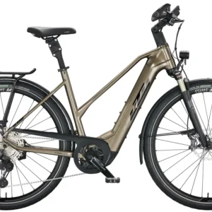 KTM MACINA STYLE 710 TRAPÉZ OAK(BLACK+ORANGE) NŐI ELEKTROMOS TREKKING KERÉKPÁR 2022 Kedvezményes ár