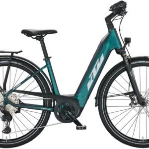 Szezonális akció KTM MACINA SPORT 710 EASY ENTRY GREENPURPLE FLIP MATT (SILVER+BLUE) UNISEX ELEKTROMOS TREKKING KERÉKPÁR 2022