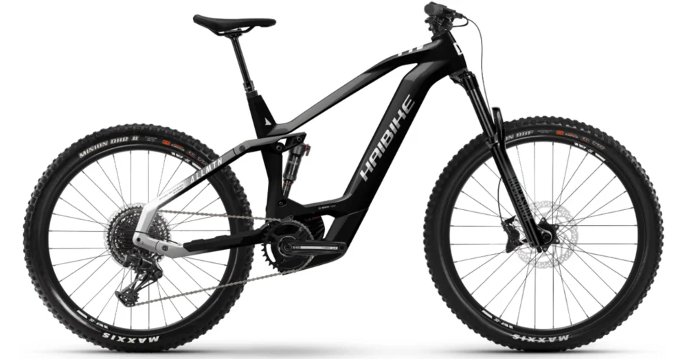 HAIBIKE ALLMTN CF 8 BLACK/WHITE ELEKTROMOS ÖSSZTELESZKÓPOS ENDURO MTB KERÉKPÁR Outlet