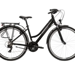 KROSS TRANS 1.0 D BLACK / GREY 2022 NŐI TREKKING KERÉKPÁR Expressz szállítás