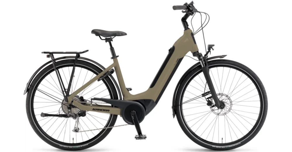 Exkluzív ajánlat WINORA TRIA 9 WAVE ICED COFFEE 2022 UNISEX ELEKTROMOS TREKKING KERÉKPÁR