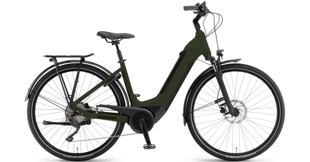 WINORA TRIA 10 WAVE MOSSGREEN 2022 UNISEX ELEKTROMOS TREKKING KERÉKPÁR Olcsó