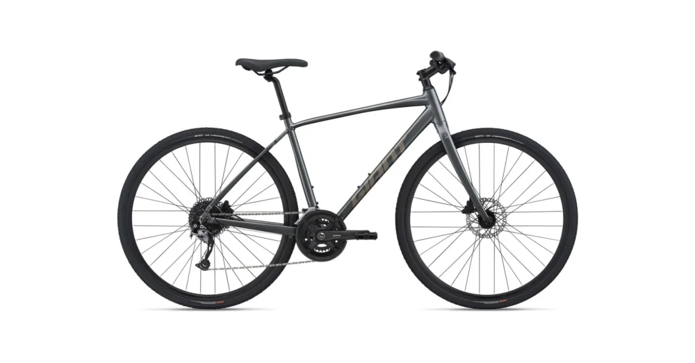 Végkiárusítás GIANT ESCAPE DISC 1 CHARCOAL 2022 FÉRFI FITNESS KERÉKPÁR