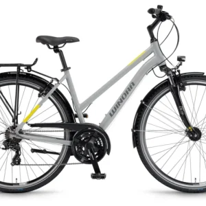 WINORA DOMINGO 21 GREY/YELLOW TRAPÉZ 2022 NŐI TREKKING KERÉKPÁR Kihagyhatatlan ajánlat