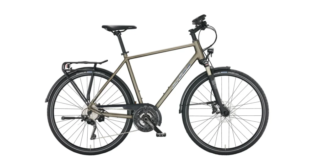 KTM LIFE STYLE TRAPÉZ OAK SATINE (DARK CHROME) 2022 NŐI TREKKING KERÉKPÁR Különleges ajánlat