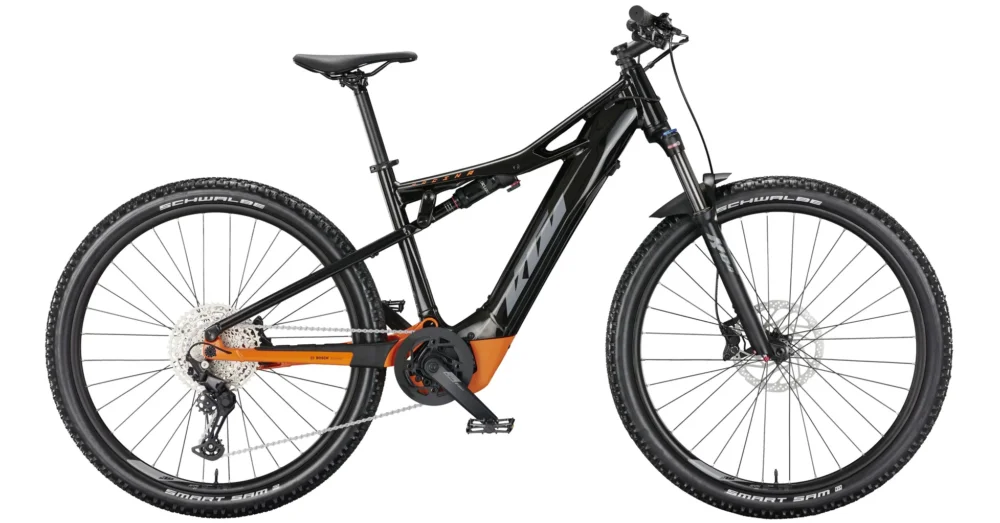 KTM MACINA CHACANA 591 FLAMING BLACK (GREY+ORANGE) FÉRFI ELEKTROMOS ÖSSZETELESZKÓPOS MTB KERÉKPÁR 2022 Biztonságos fizetés