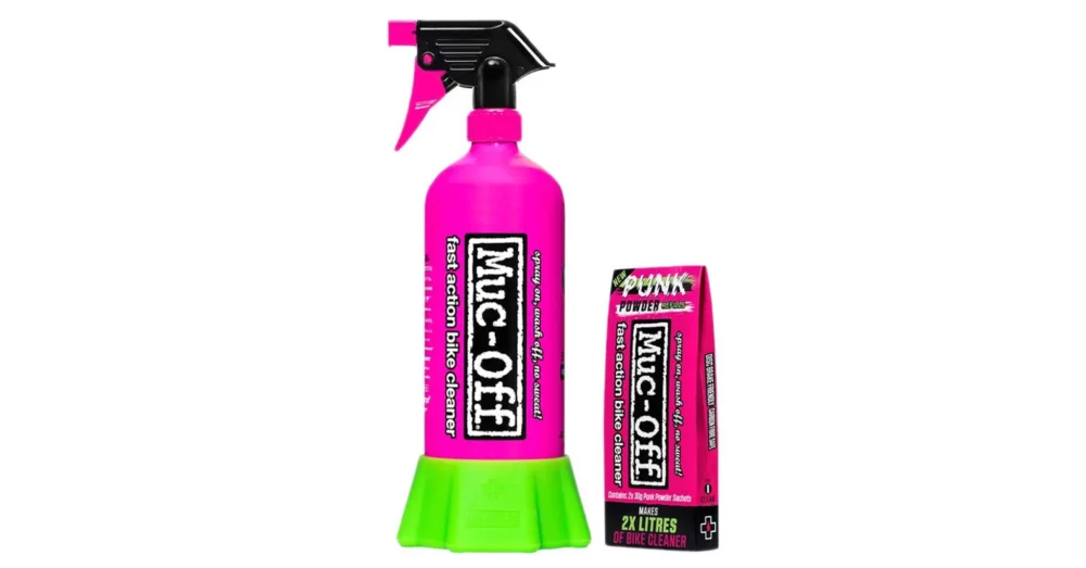 MUC-OFF BOTTLE FOR LIFE +4x NANO CLEANER PUNK POWEDER (4 TASAK) KERÉKPÁR TISZTÓ KONCENTRÁTUM Árengedmény