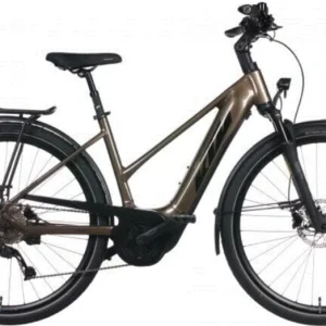 Szuper ajánlat KTM MACINA TOUR P510 TRAPÉZ OAK (BLACK+ORANGE) NŐI ELEKTROMOS TREKKING KERÉKPÁR 2022