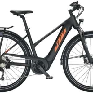 Expressz kézbesítés KTM MACINA SPORT 510 TRAPÉZ BLACK MATT(ORANGE+GREY) NŐI ELEKTROMOS TREKKING KERÉKPÁR 2022