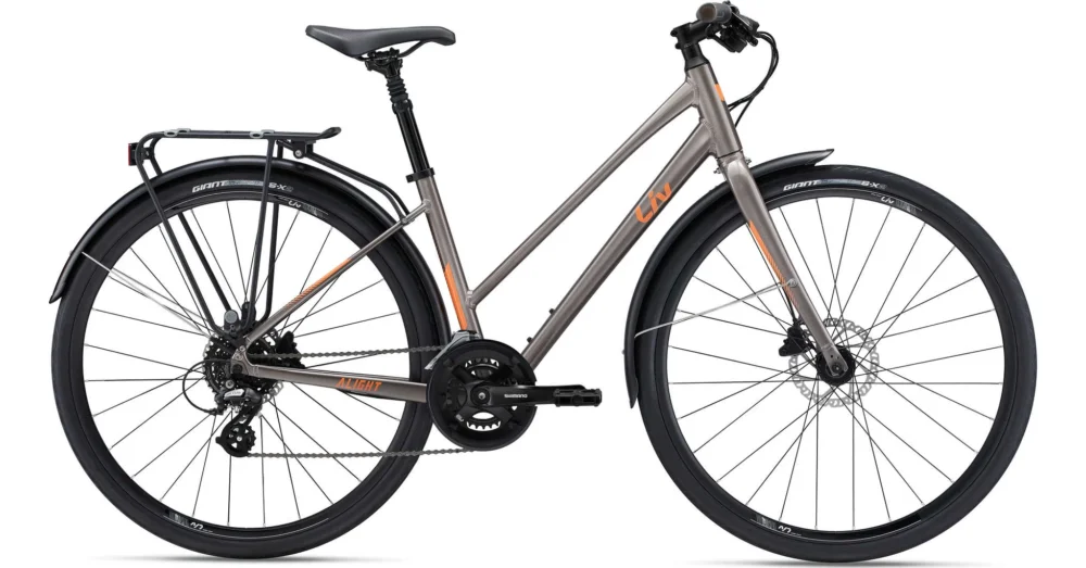 GIANT LIV ALIGHT 2 CITY DISC METAL 2023 NŐI FITNESS KERÉKPÁR Rendeld meg most