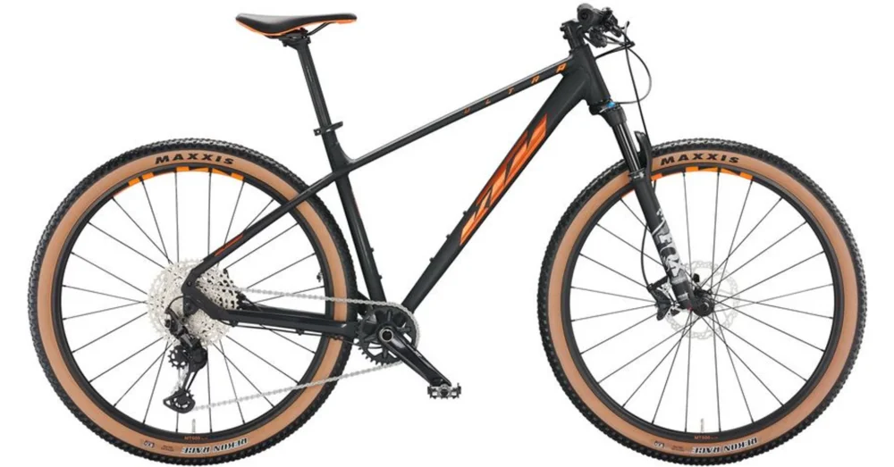 Gyors szállítás KTM ULTRA 1964 PRO BLACK MATT (CHROME ORANGE GLOSSY) 2022 FÉRFI MTB KERÉKPÁR