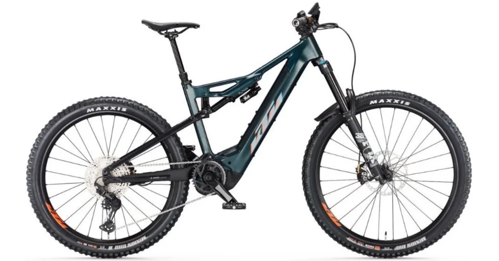 Gyors szállítás KTM MACINA PROWLER MASTER TRANSPARENT SPACE GALAXY MATT (GREY+ORANGE+BLUE) 2023 FÉRFI ELEKTROMOS ÖSSZTELESZKÓPOS MTB KERÉKPÁR