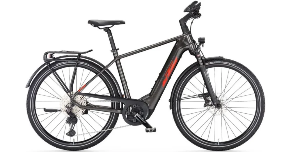 KTM MACINA SPORT 720 MACHINE GREY(ORANGE+BLACK) 2023 FÉRFI ELEKTROMOS TREKKING KERÉKPÁR Árengedmény