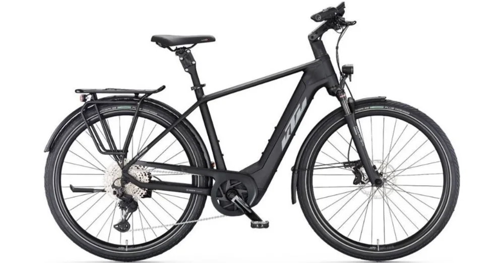 KTM MACINA STYLE 720 BLACK MATT(GREY+GREEN) 2023 FÉRFI ELEKTROMOS TREKKING KERÉKPÁR Expressz szállítás
