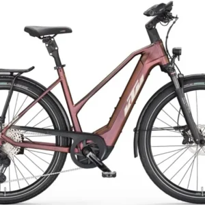 KTM MACINA STYLE 720 SUNSET MATT(CHAMPAGNE+BLACK) TRAPÉZ 2023 NŐI ELEKTROMOS TREKKING KERÉKPÁR Újdonság