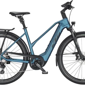 Korlátozott ajánlat KTM MACINA STYLE 730 VITAL BLUE MATT(BLACK+SILVER) TRAPÉZ 2023 NŐI ELEKTROMOS TREKKING KERÉKPÁR