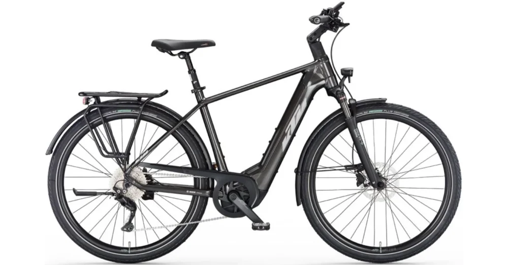 KTM MACINA STYLE 740 MACHINE GREY(SILVER+BLUE) 2023 FÉRFI ELEKTROMOS TREKKING KERÉKPÁR Korlátozott ajánlat