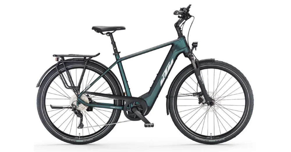 KTM MACINA TOUR CX510 GREEN PURPLE-FLIP MATT(SILVER+GREEN) 2023 FÉRFI ELEKTROMOS TREKKING KERÉKPÁR Utolsó esély
