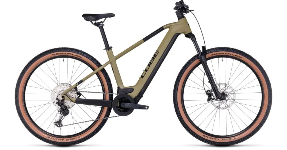 CUBE REACTION HYBRID RACE 750 29 OLIVE´N´GREEN FÉRFI ELEKTROMOS MTB KERÉKPÁR 2023 Outlet