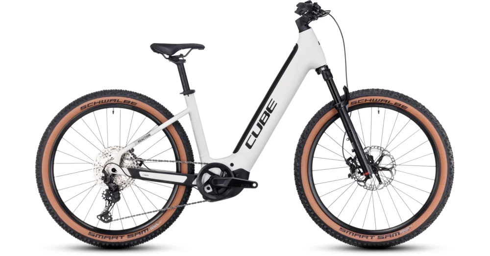 Árcsökkenés CUBE REACTION HYBRID SLT 750 27.5 EASY ENTRY SILVER´N´CREAM UNISEX ELEKTROMOS MTB KERÉKPÁR 2023