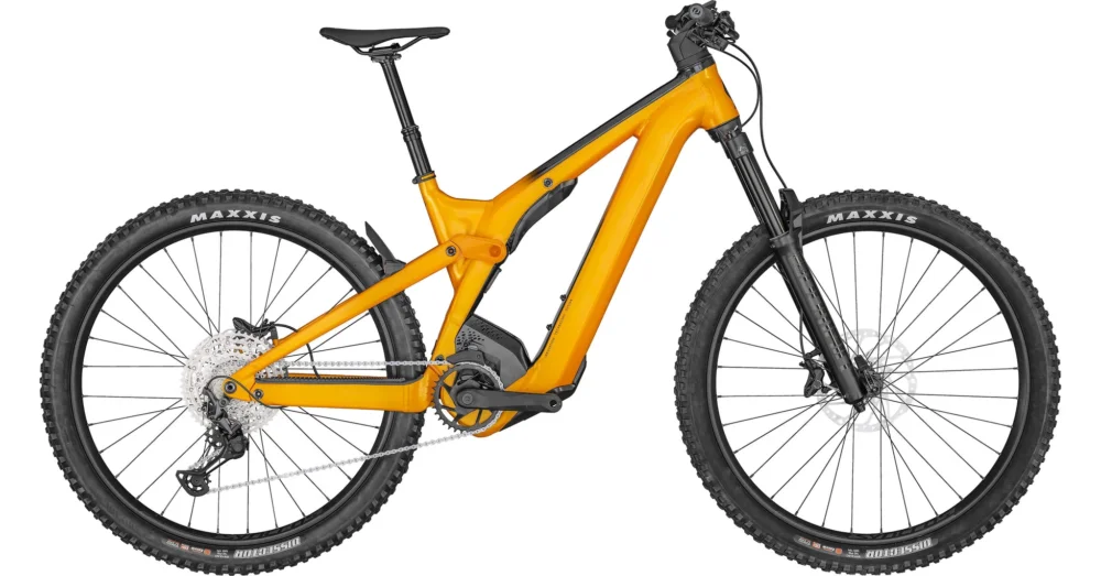 SCOTT PATRON ERIDE 920 ORANGE 2022 FÉRFI ELEKTROMOS ÖSSZTELESZKÓPOS MTB KERÉKPÁR Csak ma