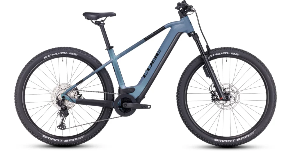 Olcsó CUBE REACTION HYBRID ABS 750 SMARAGDGREY´N´BLUE 2023 FÉRFI ELEKTROMOS MTB KERÉKPÁR
