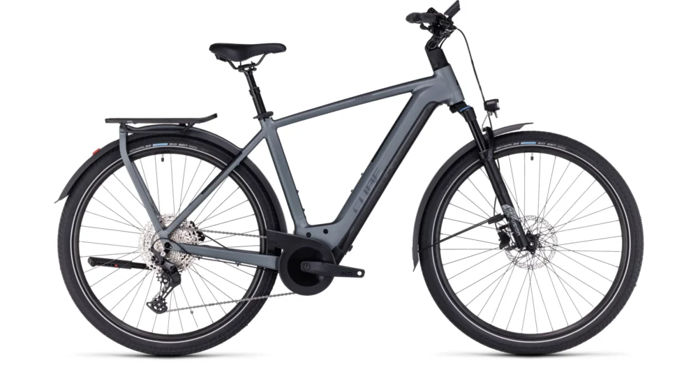 Végkiárusítás CUBE KATHMANDU HYBRID PRO 750 FLASHGREY N METAL 2023 FÉRFI ELEKTROMOS TREKKING KERÉKPÁR