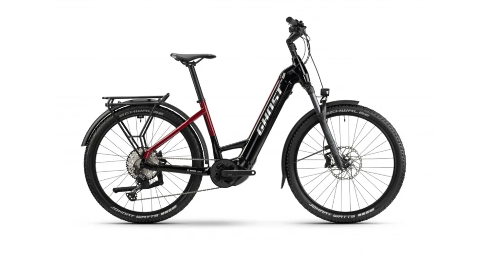 Ne maradj le GHOST E-TERU PRO 27,5 EQ LOW B750 BLACK/RED 2024 UNISEX ELEKTROMOS MTB KERÉKPÁR