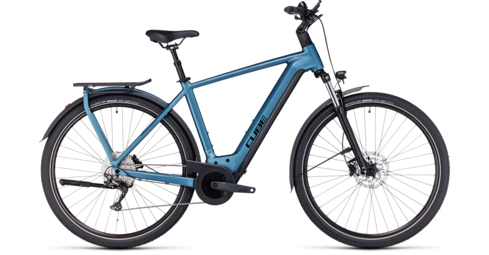 Olcsóbb CUBE KATHMANDU HYBRID ONE 750 BLUE N BLACK 2023 FÉRFI ELEKTROMOS TREKKING KERÉKPÁR