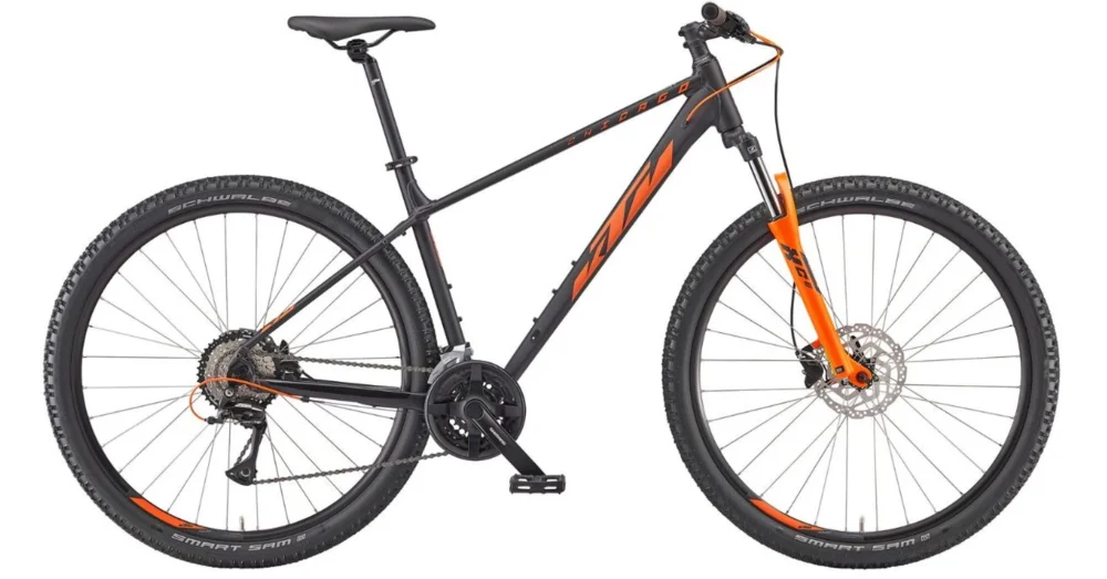 KTM CHICAGO 272 BLACK MATT (ORANGE) 2023 FÉRFI MTB KERÉKPÁR Kiárusítás