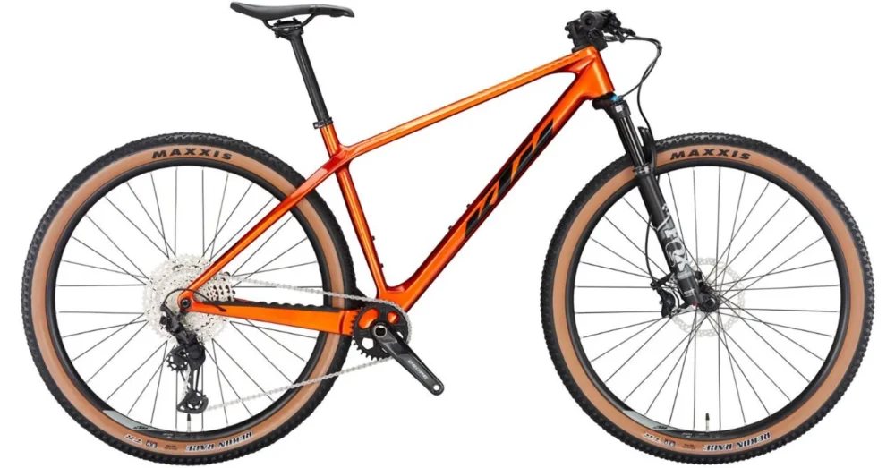 Gyors kiszállítás KTM MYROON ELITE BURNT ORANGE (BLACK+ORANGE) 2023 FÉRFI MTB KERÉKPÁR