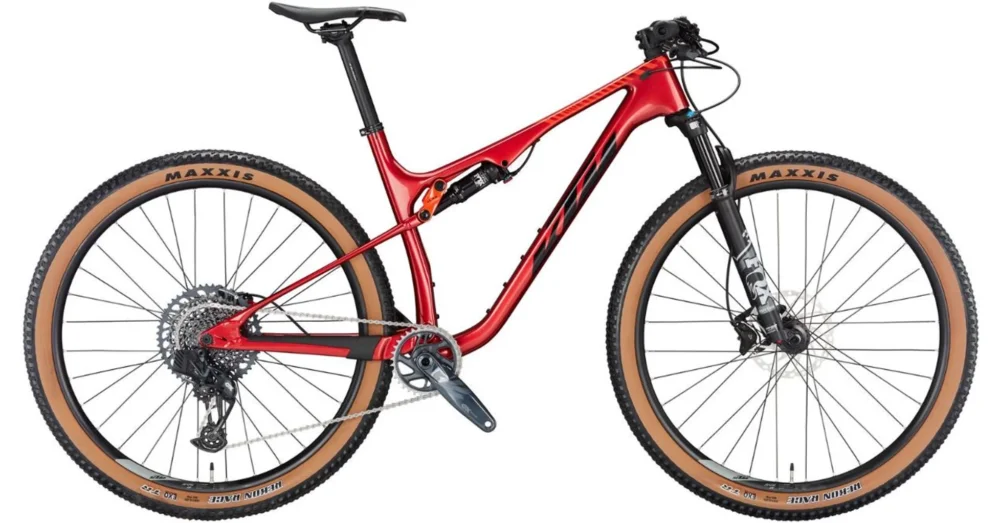 KTM SCARP ELITE AXS CHROME RED (BLACK+FIRE ORANGE) 2023 FÉRFI ÖSSZTELESZKÓPOS MTB KERÉKPÁR Ajánlat